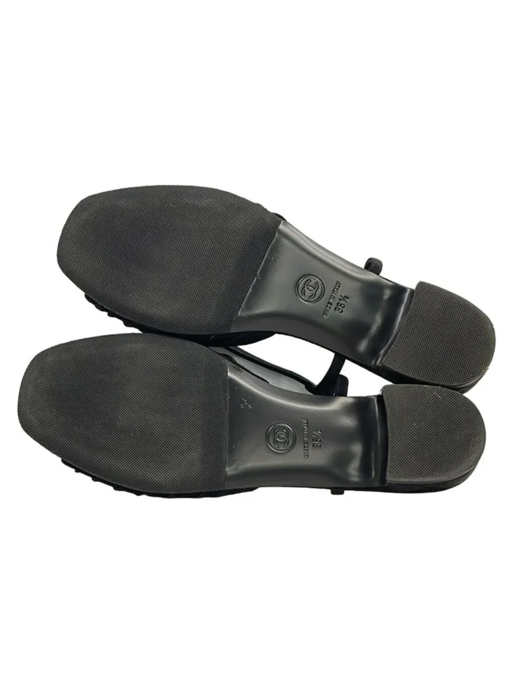 Chanel Sandals 36.5 Black